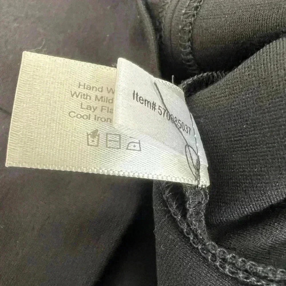 Boston Proper Faux Leather Bodice Black Party Dress, size 2 - Picture 9 of 12